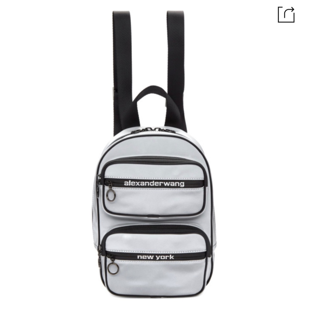 Alexander Wang Medium Attica Reflective Backpack